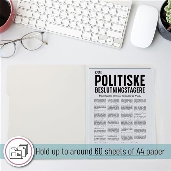 File Folders, 18 Pack, Multicolor 1/3-Cut Tab Letter Size, Durable Paper Folders - Picture 4 of 6